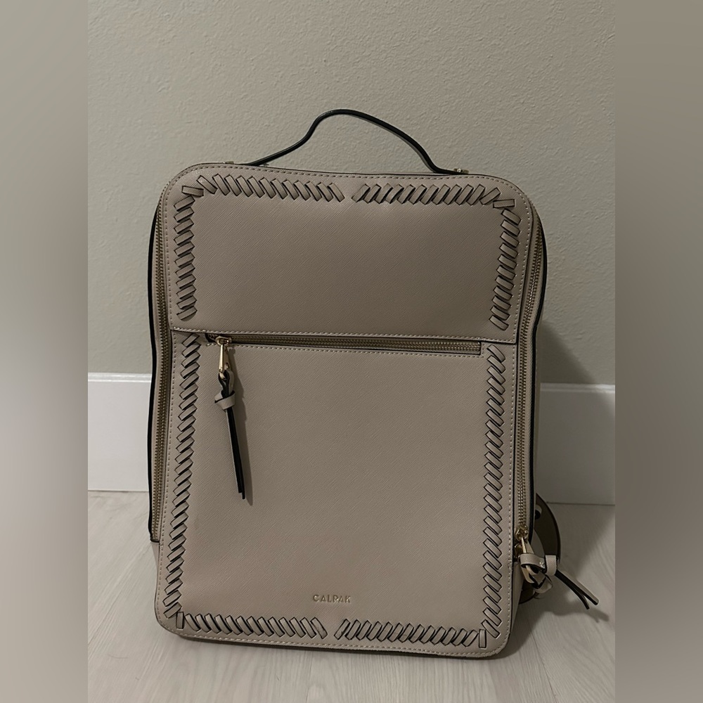 Calpak Kaya 15 inch Laptop Backpack in Color Stone